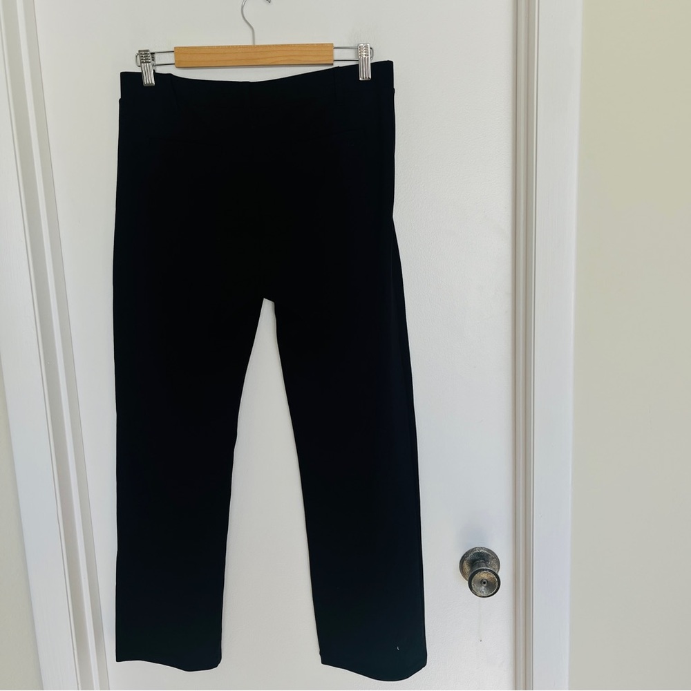 Betabrand Black‎ Large Petite Yoga Dress Pant